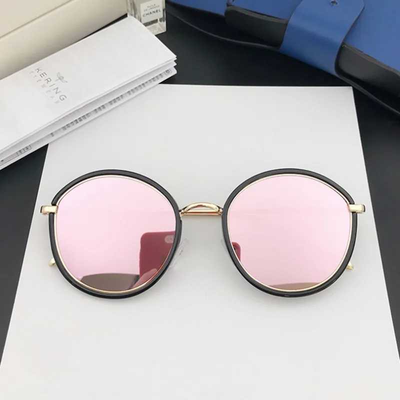 VWKTUUN Round Sunglasses Women Oversized Vintage Irregular Glasses Female Sport Eyewear Mirror Shades UV400 - Цвет линз: Color 5