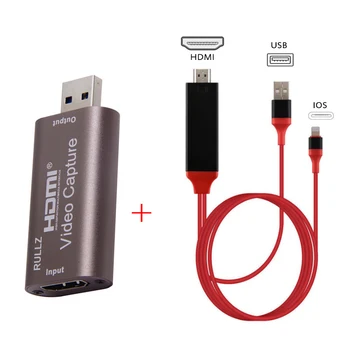 

Mini HD 1080P 4K HDMI Video Capture Card HDMI To USB 3.0 Video Capture Board Game Record Live Streaming Broadcast Local Loop Out
