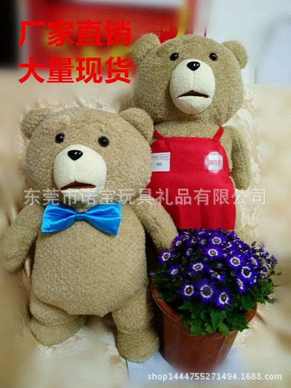 1" 45 см плюшевый мишка TED плюшевые игрушки с голубым галстуком пират плюшевый мишка мягкие куклы игрушки подарки для детей