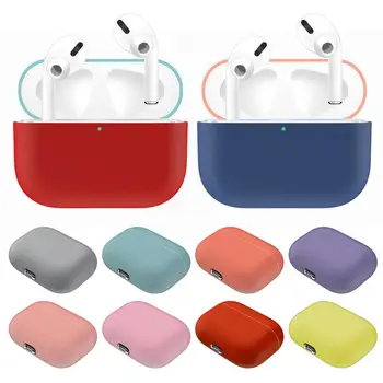 

Soft Silicone Cases For Apple Air Pods Charging Box Bags For Apple Airpods Pro Protective Bluetooth Wireless Earphone Cover