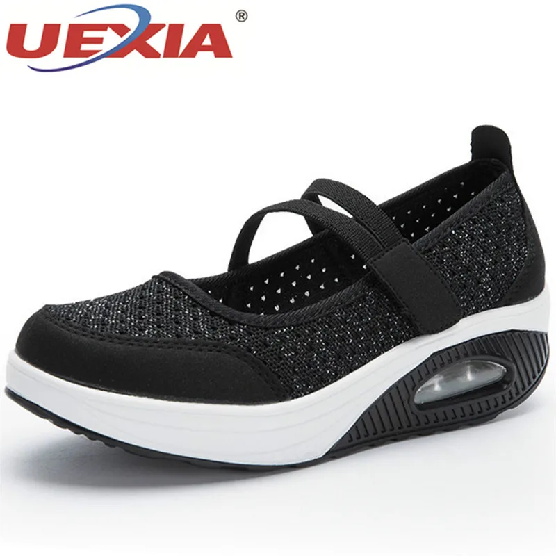 

Summer Women Flat Platform Shoes Breathable Mesh Casual Moccasin Zapatos Mujer Ladies Boat Outdoor Walking Flats Ladies Tenis