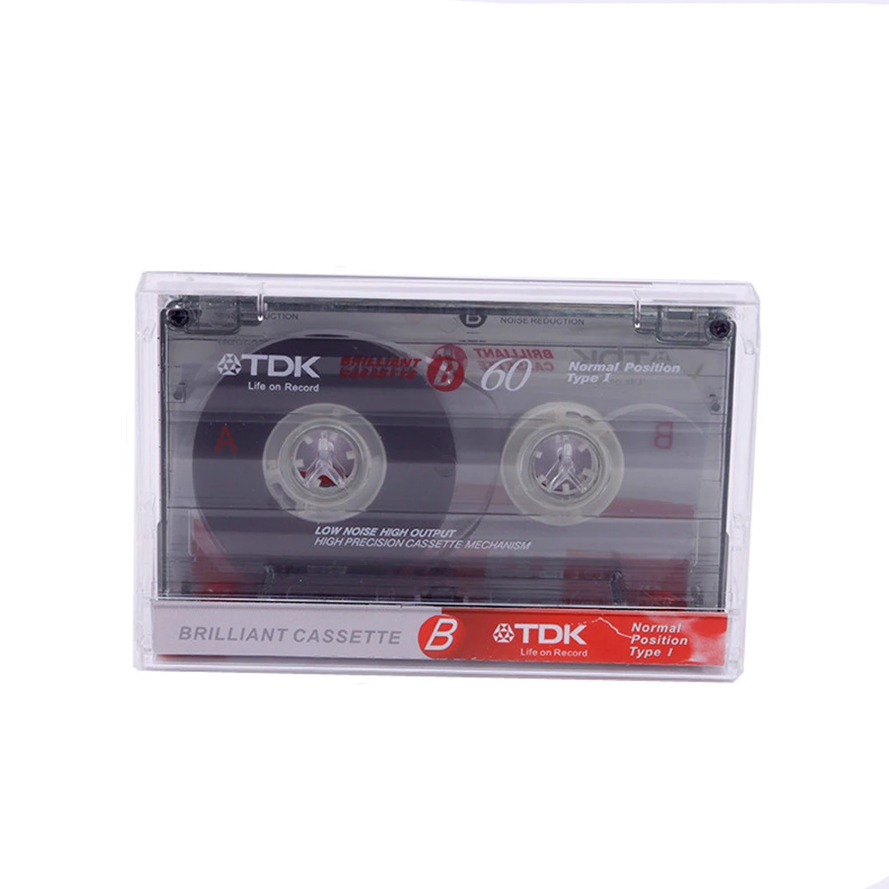 1pcs Standard Cassette Blank Tape Player Empty 60 Minutes Magnetic Audio Tape Recording For Speech Music Recording high qulity