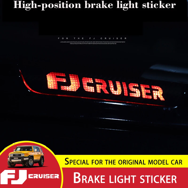 Toyota Fj Cruiser Brake Light Sticker Exterior Modification High Brake Light Stop Lights 