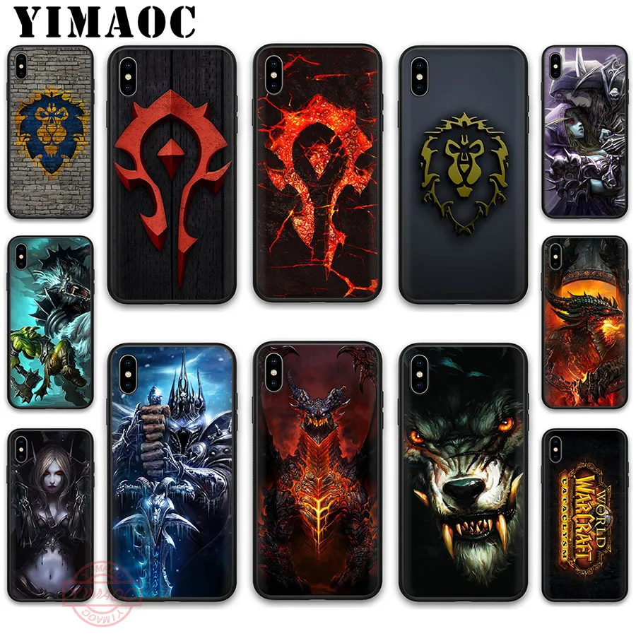 YIMAOC Wows World of Warcraft мягкий силиконовый чехол для Apple iPhone 5 5S SE 6 6S 7 8 Plus X XS XR 11 Pro Max