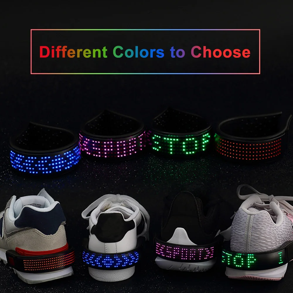 LED Luminous Shoe Clip Light Outdoor Bicycle LED Luminous Night Running Shoe Safety Clips Cycling Sports Warning Light Safety