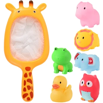 

Baby Kids Bath Toys Children's Play Water Game Baby & Toddler Toys Bathroom Bath Water Toy Kit Kids Swim Toys (Giraffe)