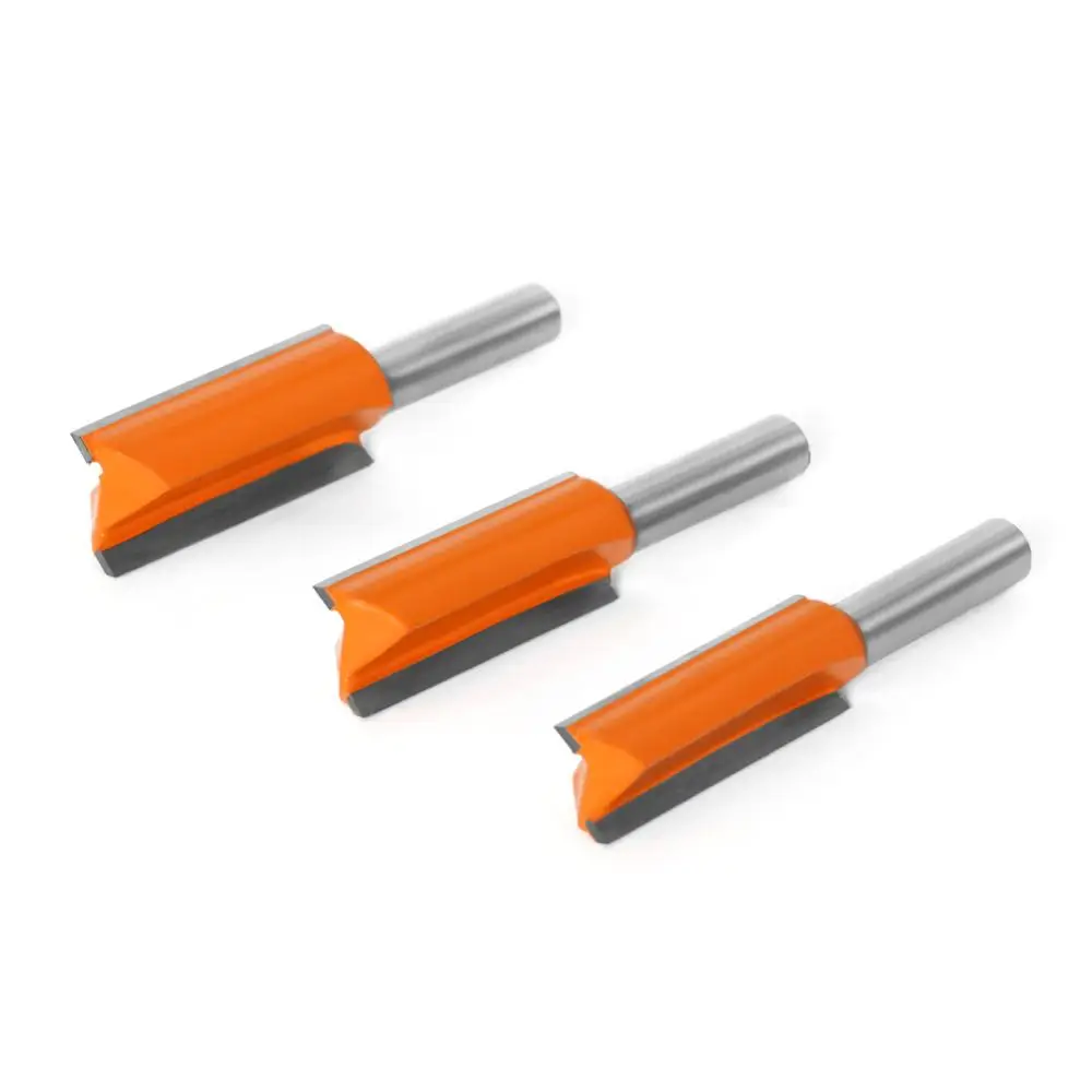 8mm Shank Tungsten Carbide Double Flute Woodworking Router Bit