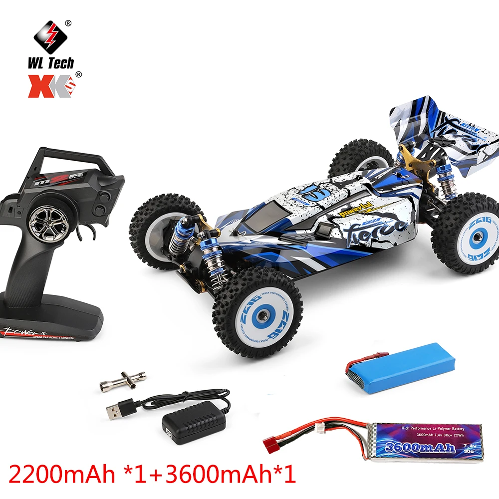 Wltoys 124017 / 124019 1/12 2.4G 4WD Brushless Upgraded RTR 75km/h RC Car Vehicles Metal Chassis Models Toys Off Road Gift | Игрушки и