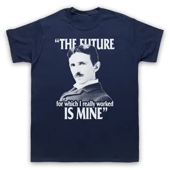 

NIKOLA TESLA PHYSICS THE FUTURE IS MINE UNOFFICIAL T-SHIRT ADULTS & KIDS SIZES Mens T Shirts