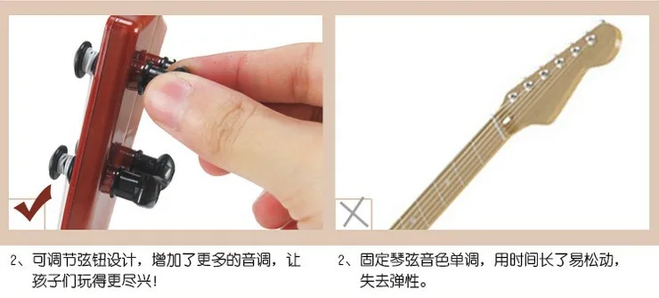 Taobao Лидер продаж Детская 4 струна Классическая модельная гитара-играя укулеле мини-музыкальные инструменты
