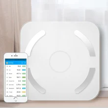 Escala do assoalho do banheiro balança eletrônica bluetooth balança balança de peso inteligente equilíbrio bmi composição analisador pesando digital sync app