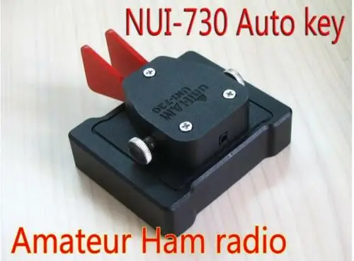 Uniham Uni730a cw Código Morse Chaves Telegraph Automático Paddle Keyer Rádio Presunto Quadro demonstração - Imagem 3