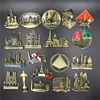 Fridge Magnet City Souvenir France Paris Barcelona  Vienna Moscow Russia Egypt Pyramid Vatican Dubai Macau Country Travel Decor ► Photo 1/6