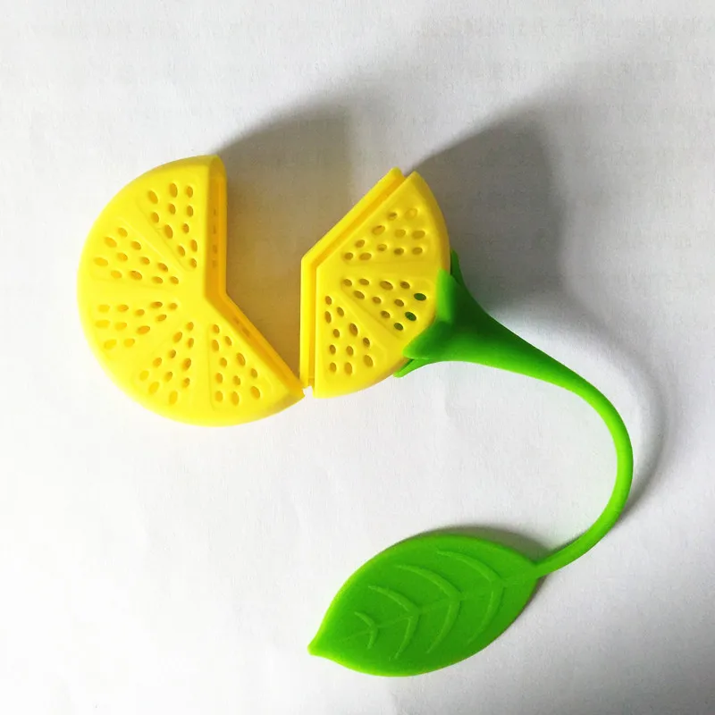 Силиконовое ситечко для чая с клубничным лимоном|silicone strawberry|tea strainer siliconetea leaf |