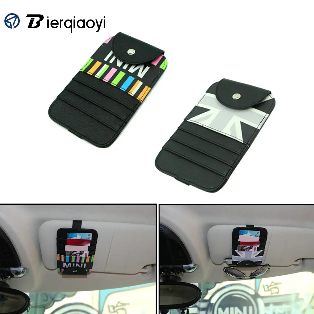 

for BMW MINI COOPER F54 Clubman Countryman F60 R60 Universal Sunshade Card Holder R50 R53 R55 R56 F55 F56 Storage Bag R61 MINI