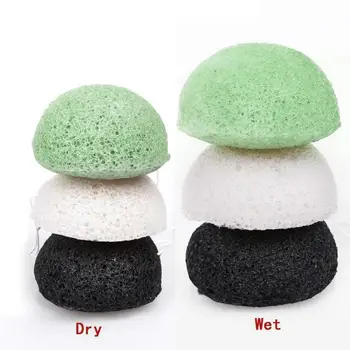 

Skin Deep Washing Massage Face Cleaning Scrub Flutter Skin Care Makeup Puff Exfoliator Sponge 3 Colors Cosmetic Konjac Puff