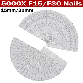 

5000Pc/Set F15/F30 Furniture Nail 15mm/30mm Multi-Function Furniture Pneumatic Nail Row Pneumatic Straight Nail Gun Accessories