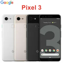 Google Pixel 3 разблокированный gsm LTE Android мобильного телефона 5,5 ''3 Камера Octa Core Оперативная память 4 Гб Встроенная память 64/128 ГБ Snapdragon 845