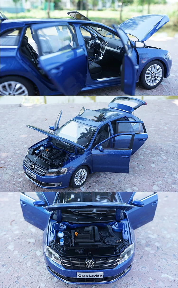 1:18 VW Gran Lavida литье под давлением Модель автомобиля игрушки Металлическая Модель автомобиля оригинальная коробка