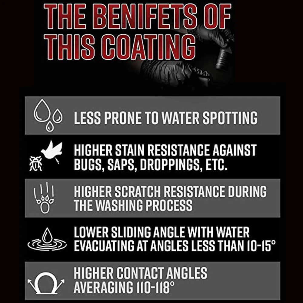 10H Graphene Car Coating Waterproof Nano Ceramics Car Paint Care Liquid Anti-scratch Super Hydrophobic Glass Coating