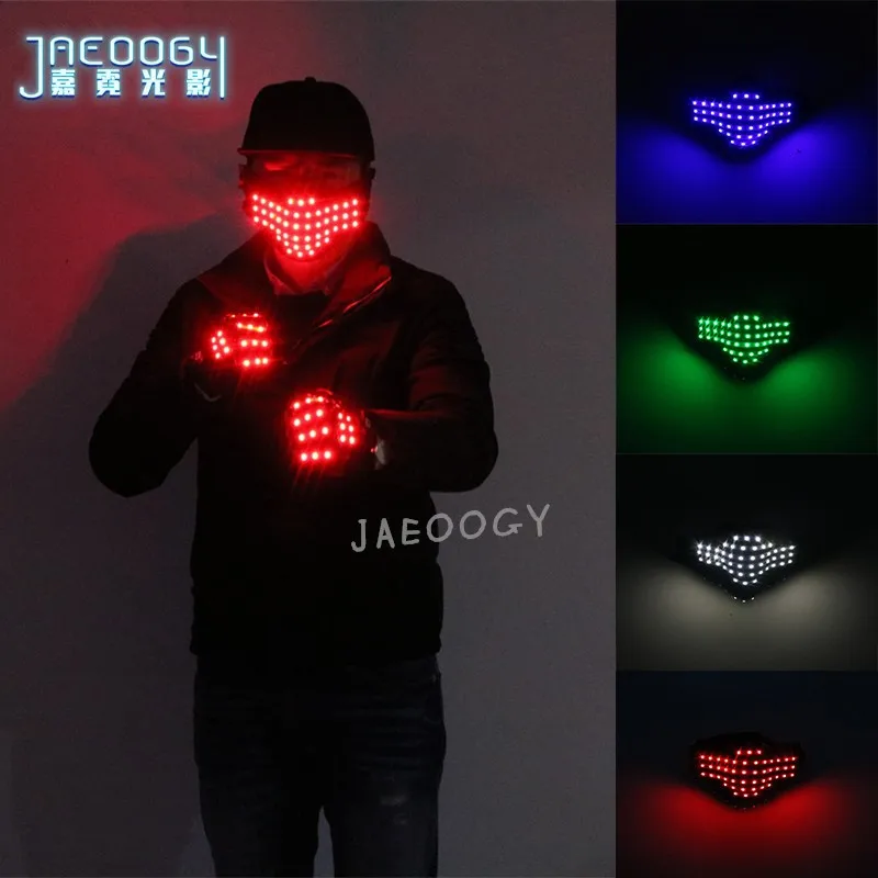 Хэллоуин DJ вечерние светодиодный перчатки Стадия Танцы производительность