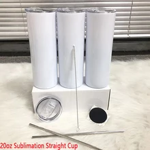 Оптовая продажа: 20oz пригодный для сублимационной печати прямые узкие бокал без ножки с печатным ярлыком металлическая соломинка Щетка резиновая подставка работающий от стена термос чашка с крышкой Оптовая продажа: 20oz пригодный для сублимационной печати прямые узкие бокал без ножки с печатным ярлыком металлическая соломинка Щетка резиновая подставка работающий от стена термос чашка с крышкой