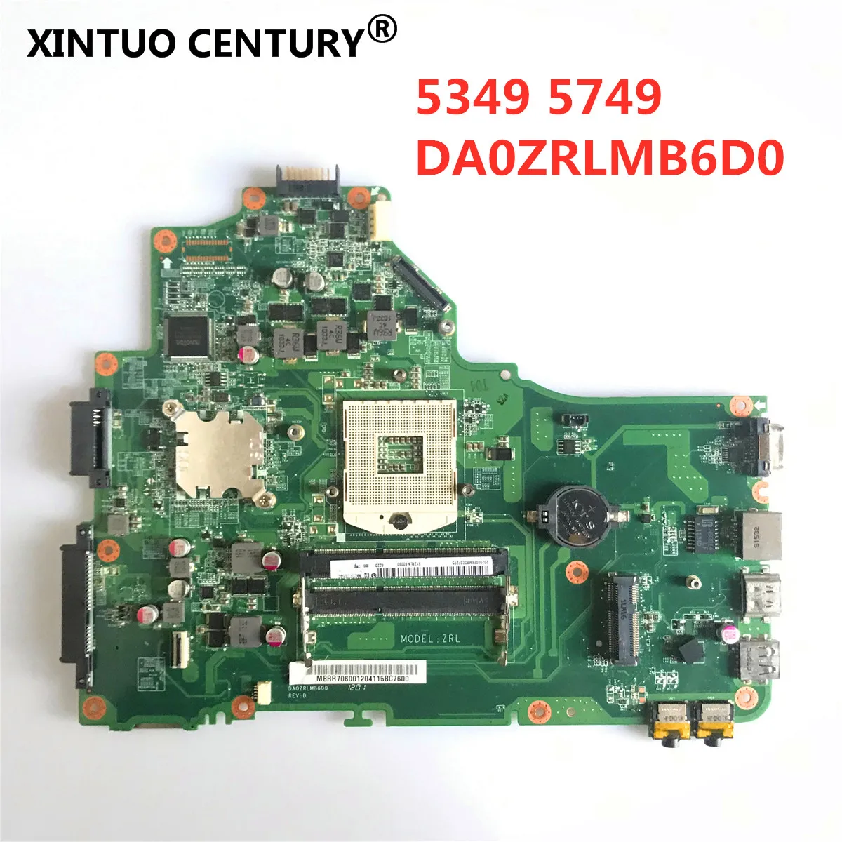 Материнская плата HM65 для ноутбука Acer Aspire 5349 5349Z 5749 5749Z DA0ZRLMB6D0 ZRL MBRR706001 MB.RR706.001 |