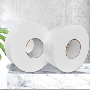 

1 Roll Toilet Paper 4-Layer Native Wood Soft Toilet Tissue Pulp Home Rolling Paper Strong Water Absorption