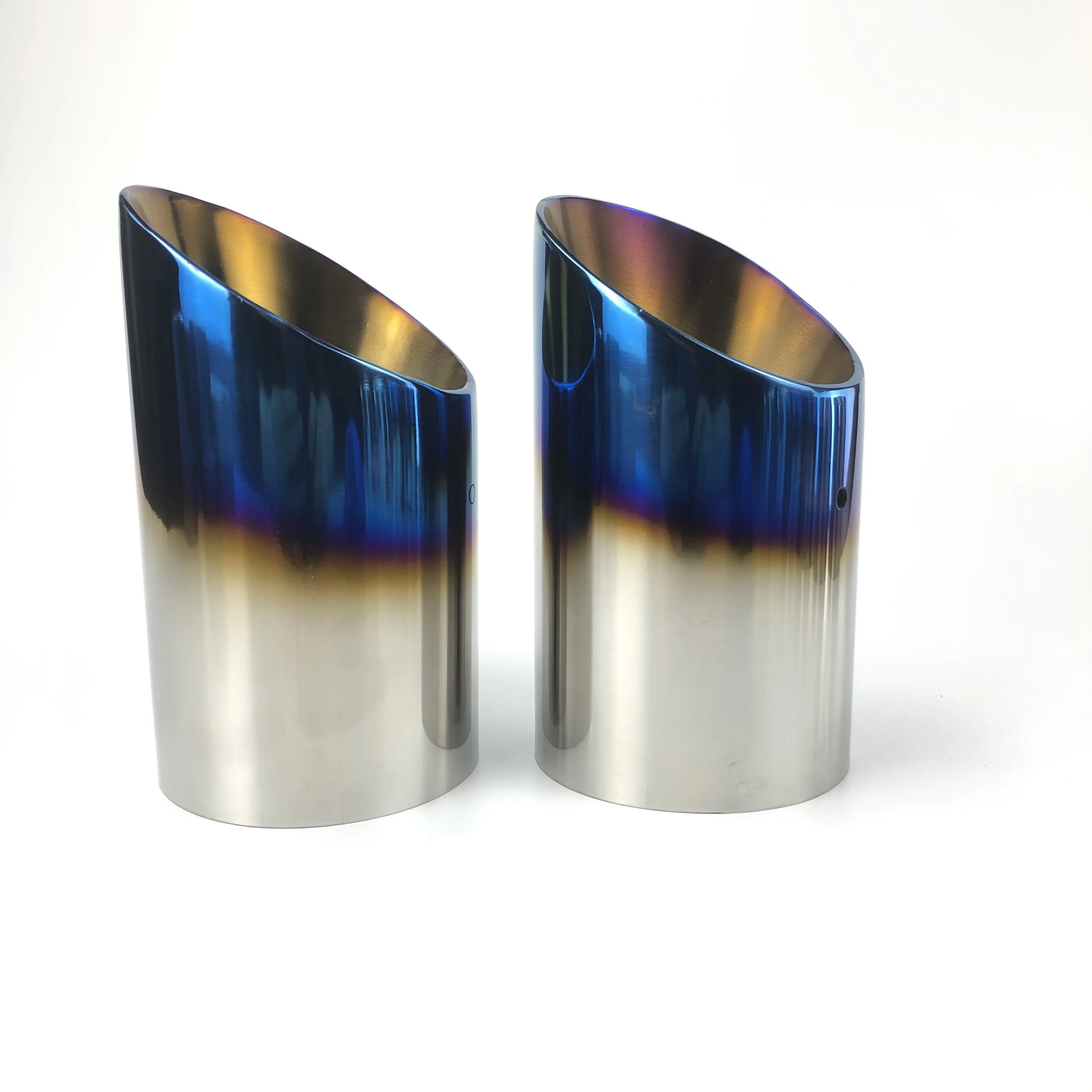 2x NEW STAINLESS STEEL EXHAUST TAIL REAR MUFFLER TIP PIPE For Mazda 6 2009 -2014 ATENZA 2013 2017 For Mazda CX-5 2013-2017 exhaust pipe tip tail pipe muffler