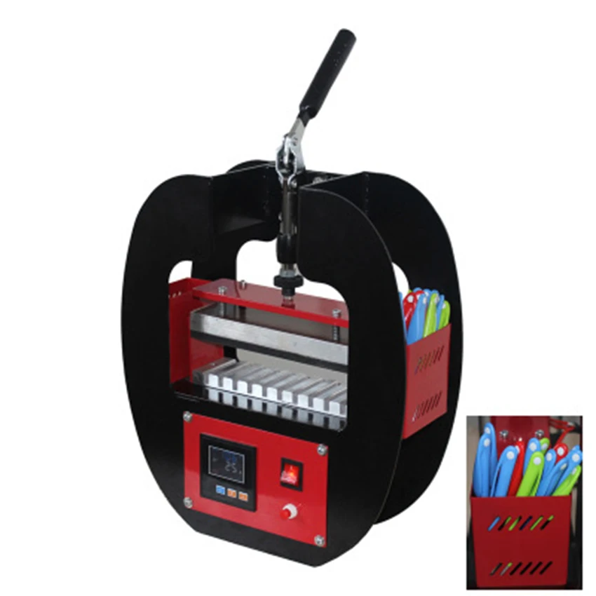 Plastic Sublimation 10 Pens Heat Transfer Press Printing Machine DIY Ball Pen Heat Press Printing logo Pattern