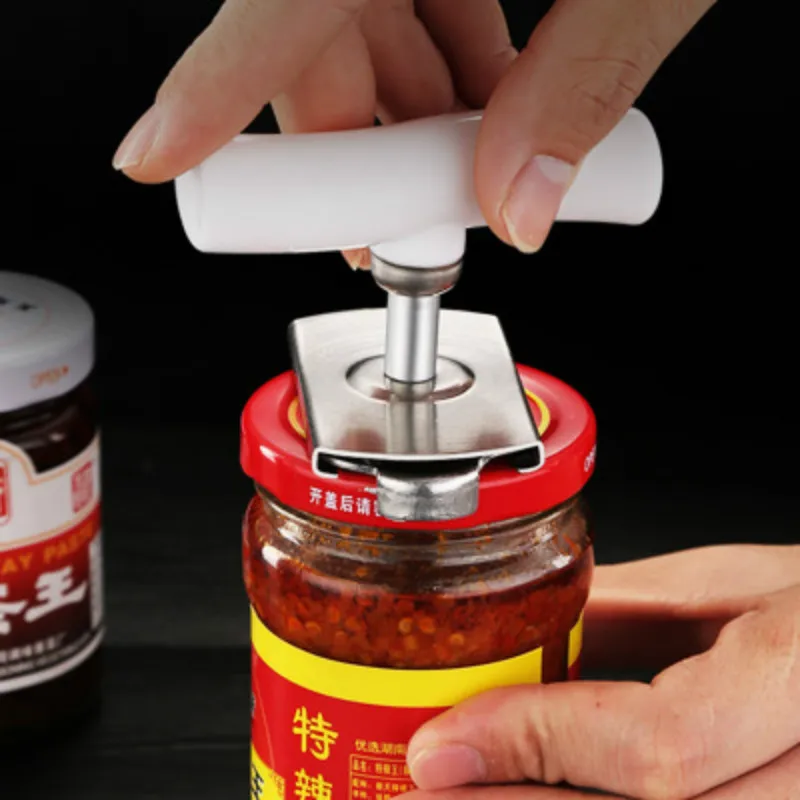 

Adjustable Jar Opener Stainless Steel Lids off Jar Opener Bottle Opener Can Opener for 1-4 inches Kitchen Gadget