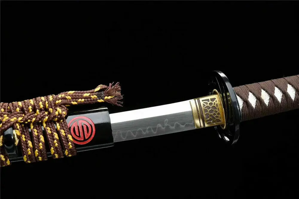 Clay Tempered T10Carbo Steel Blade Real For Japanese Katana Sword Samurai Katana