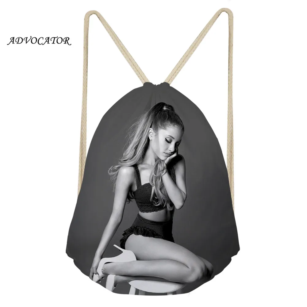 ADVOCATOR Ariana Grande, Сумка с 3D-принтом, сумка для мальчиков и девочек, водонепроницаемая сумка для хранения, рюкзак для спорта, мужской карман