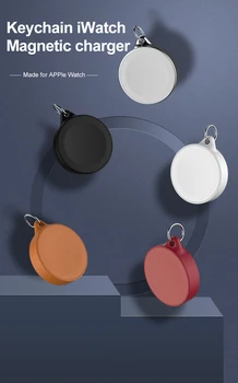 

Magnetic Wireless Charger Induction For Apple Watch 4/3/2/1 Series Usb Power Charger With Keychain Smart Watch Accessories