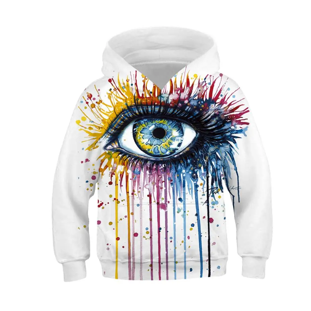 Preise Abstrakte Kunst Hoodies für Mädchen Teen Oberbekleidung Kinder Mit Kapuze Tops Kleidung Jungen Hoodies 3D Gedruckt Kinder Sweatshirt Pullover