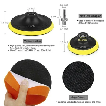 

Accessories Polishing Pad New Reusable Automotive Tools Supplies Buffing