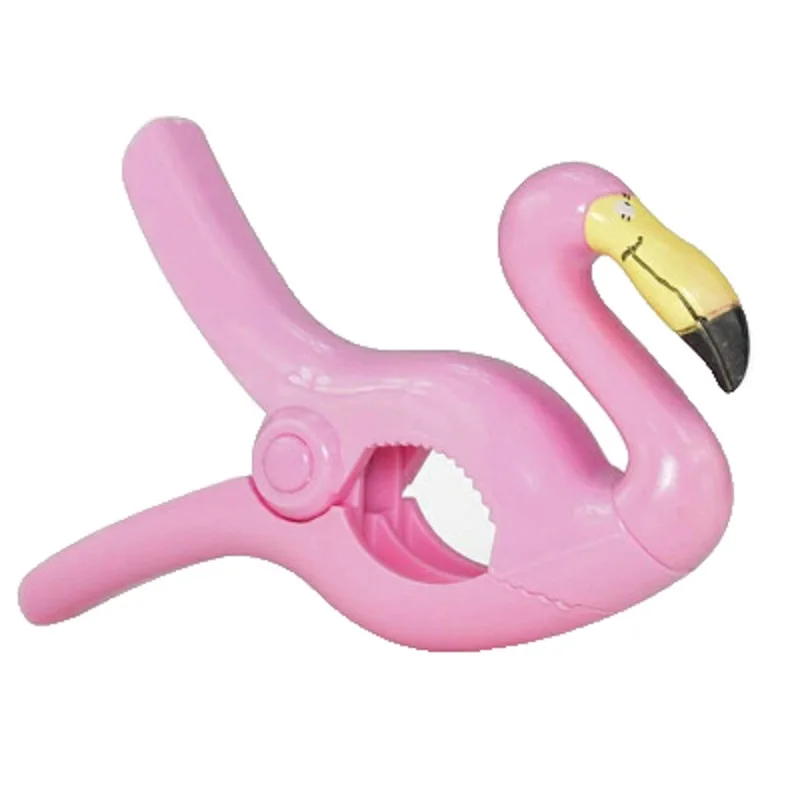 

Flamingo Plastic Clothes Clips Animal Type Beach Towel Clamp Prevent Wind Clothespin Clothes Pegs Drying Racks Retaining Clip
