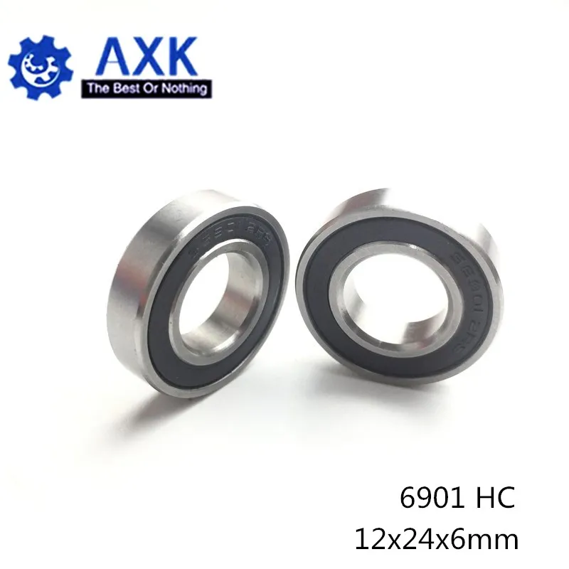 

6901 Hybrid Ceramic Bearing 12x24x6 mm ABEC-1 ( 1 PC ) Bicycle Bottom Brackets & Spares 6901RS Si3N4 Ball Bearings 6901 2RS