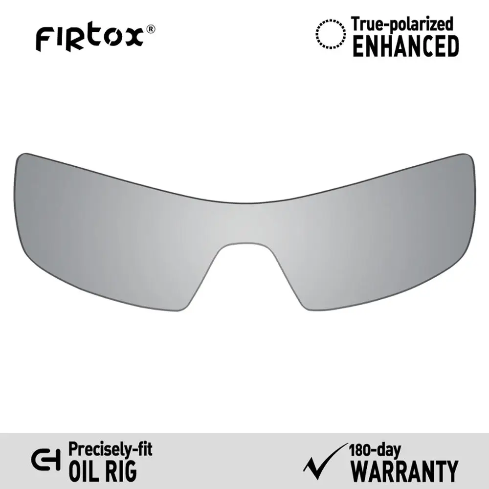 Silver-Polarized Firtox настоящие поляризованные Сменные рассеиватели UV400 для солнцезащитных очков-солнцезащитных очков Окли(Только Совместимые линзы)-несколько цветов - Цвет линз: Silver-Polarized