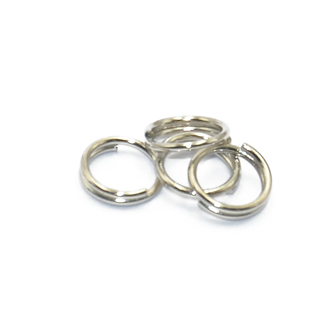 200pcs Split Rings Double Loop Jump Ring Diameter 6mm 8mm for Jewelry Making 2 Color For choice