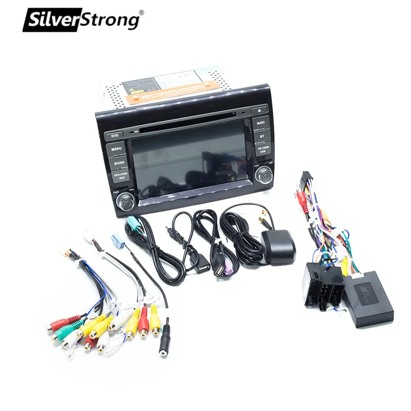 SilverStrong 2 Din Android 10 автомобильный dvd плеер для Fiat/Bravo 2007 2008 2009 2010 2011 2012 радио GPS