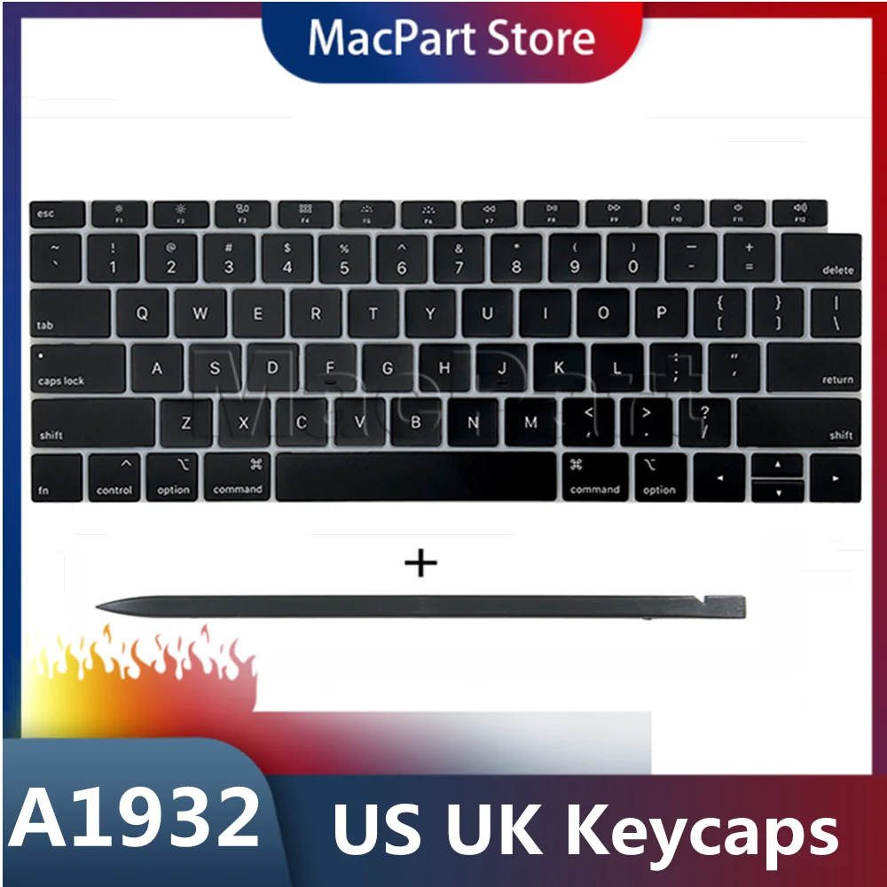 New Laptop A1932 Complete Set Keycaps Us/uk Layout For Macbook Air