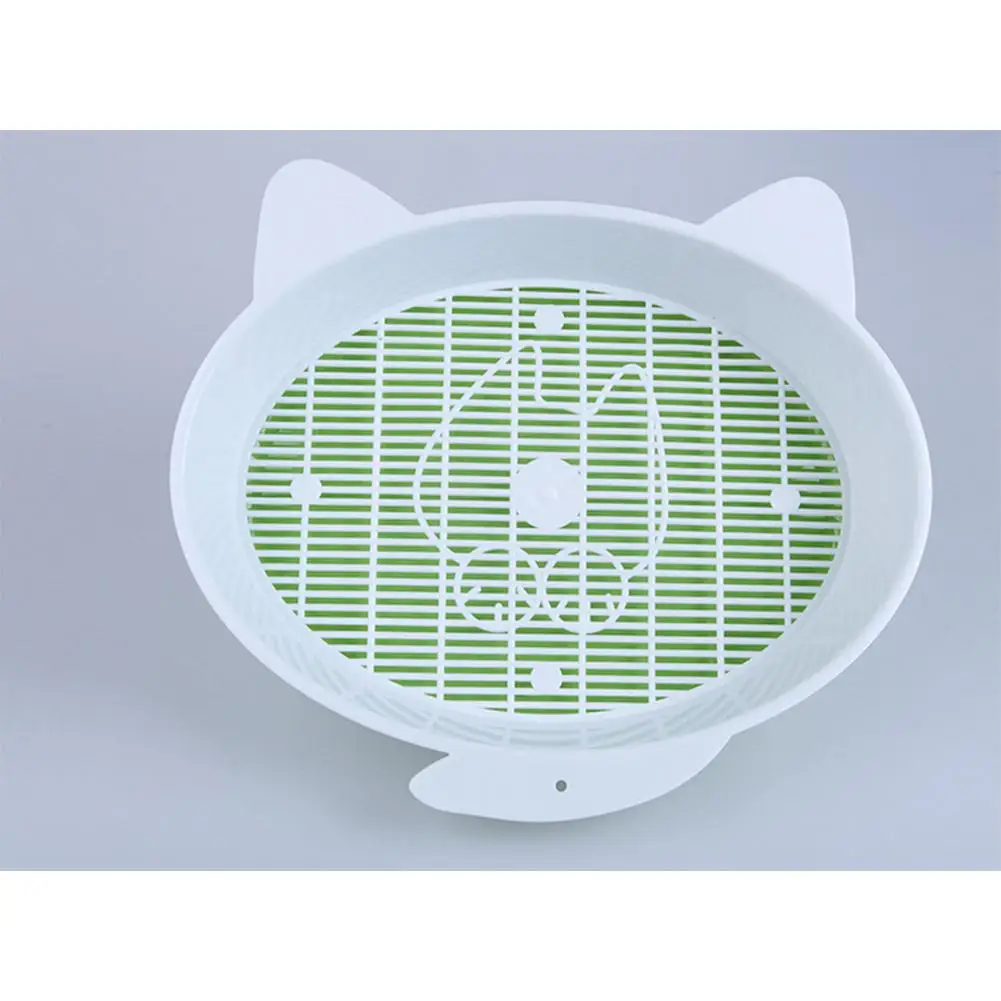 DishyKooker полузакрытый мультяшный кошачий наполнитель двухслойный кошачий Туалет товары для домашних животных