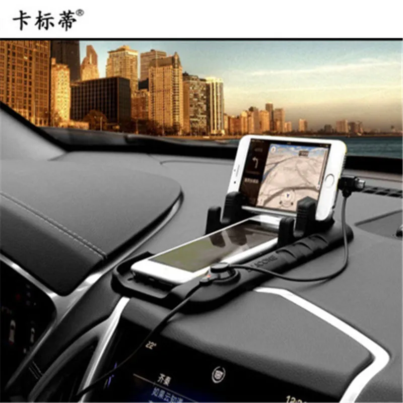 

Universal Mobilephone Holder Pad Car Dashboard Phone Anti-Slip Mat Navigation Mobile Phone Usb Charger Car Styling