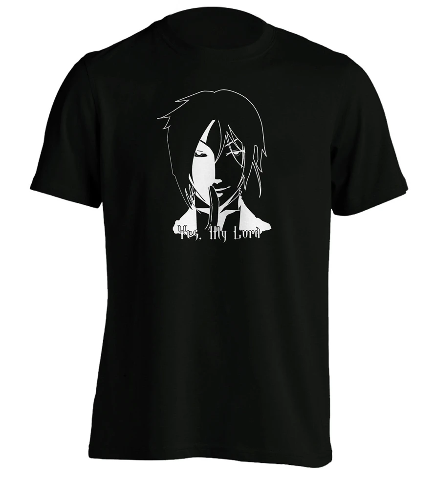 

Kuroshitsuji Black Butler T-Shirt Anime Gothic Ciel Tee Hip-Hop Tee Shirt