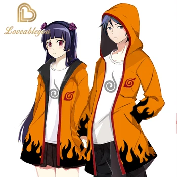

Uzumaki Naruto Cosplay Trench Overcoat Jacket Janpanese Anime Naruto Hatake Kakashi Uchiha Sasuke 3D Unisex Cool Sweatshirt Top