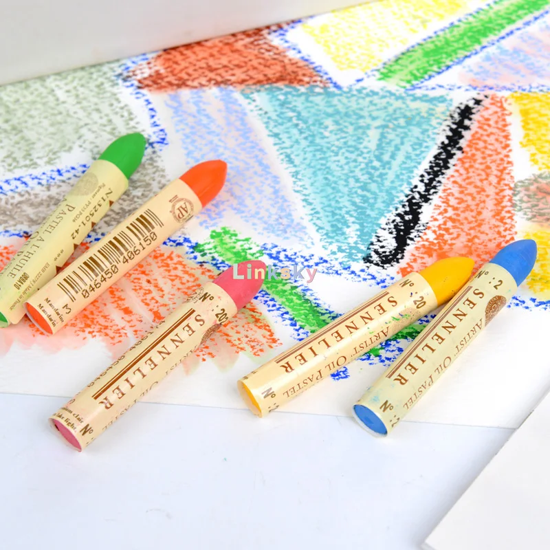 Sennelier Oliepastel GROOT - 001 White - Arts and Crafts Holland