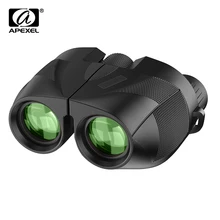 APEXEL 10X25 Compact BinocularsTelescope BAK4 FMC Lens Foldable Pocket Binoculars For Bird Watching Camping Hunting Tourism