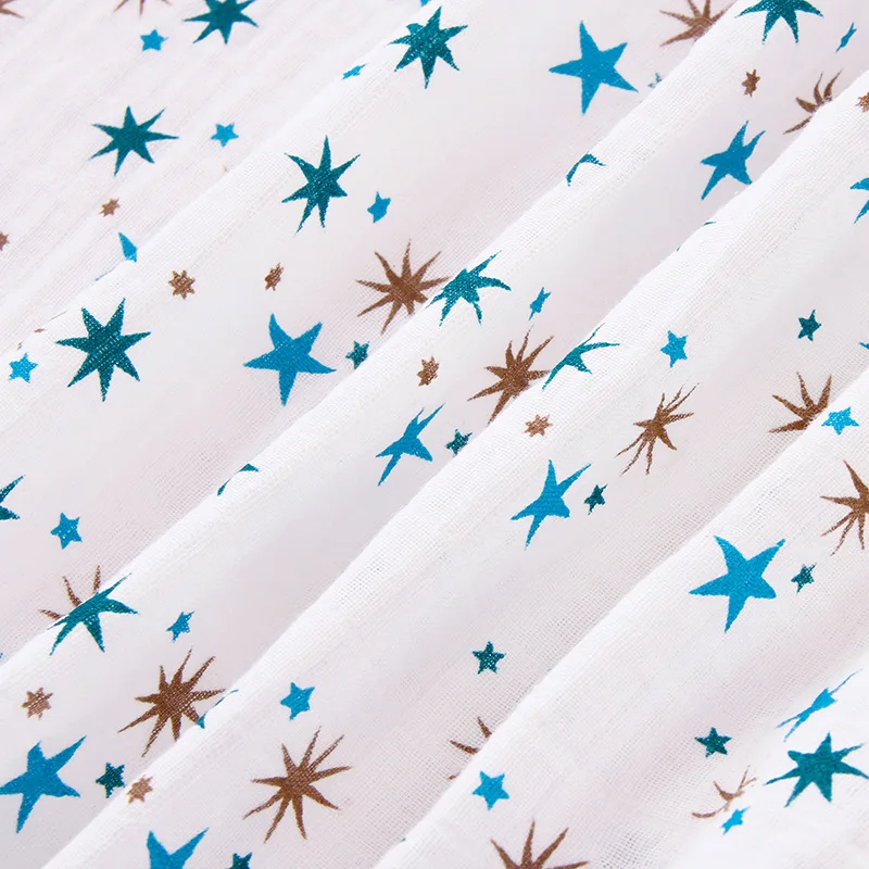 Muslin 100% Cotton Baby Swaddles for Newborn Baby Blanket Gauze Supplies Children Dream Blankets Infant Swaddle Towel 120*120cm