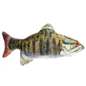 

Electric Catnip Simulation Fish Toys for Cat Large Pillow Chew Toy Teeth Clean